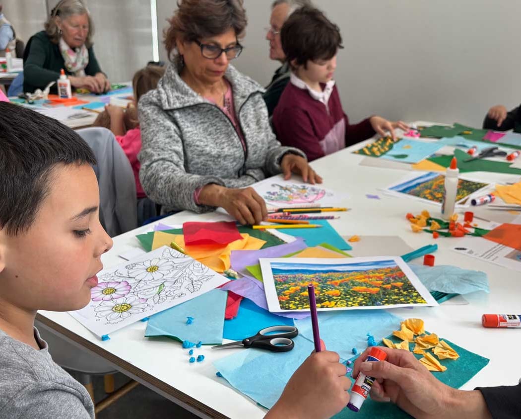 Free Art Workshop: Silhouette Landscape Collage 2