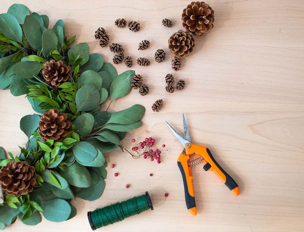 Holiday Wreath Making 1