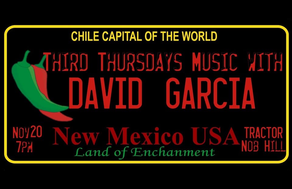 Third Thursdays Music with David Garcia