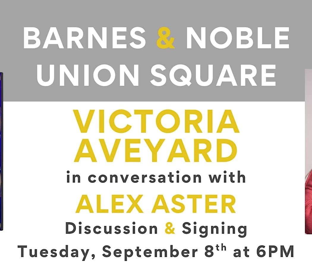 Victoria Aveyard celebrates TEMPEST at B&N Union Square 1
