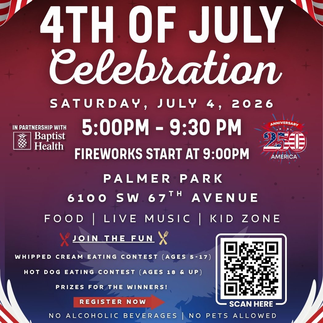South Miami's 4th of July America's 250th Celebration 1