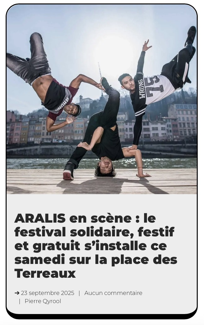 Aralis en Scène 1