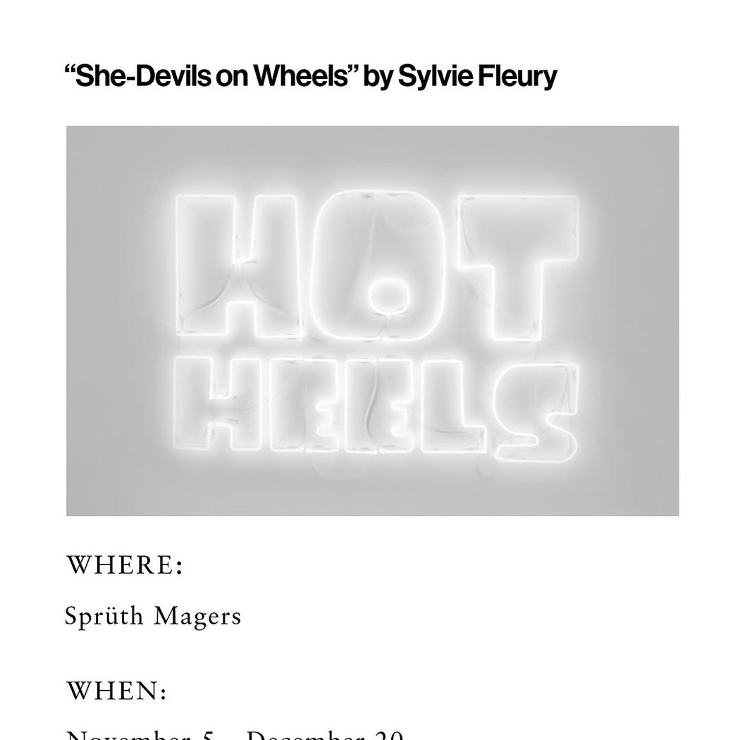She-Devils on Wheels by Sylvie Fleury 1