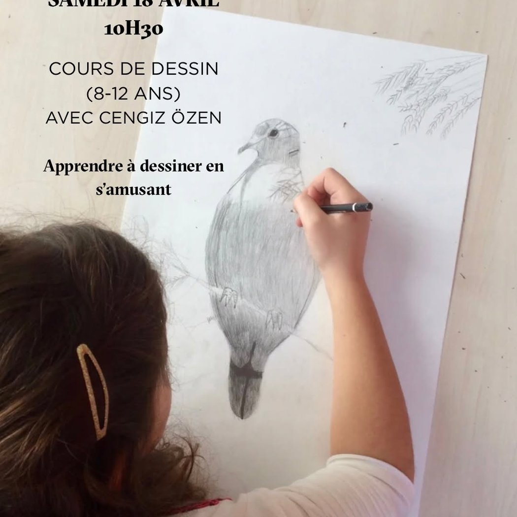 Cours de dessin (8-12 ans) avec Cengiz Özen 1