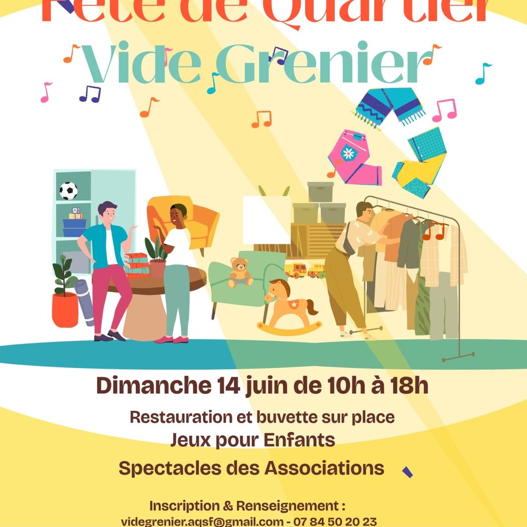 Vide-grenier et spectacles des associations 1