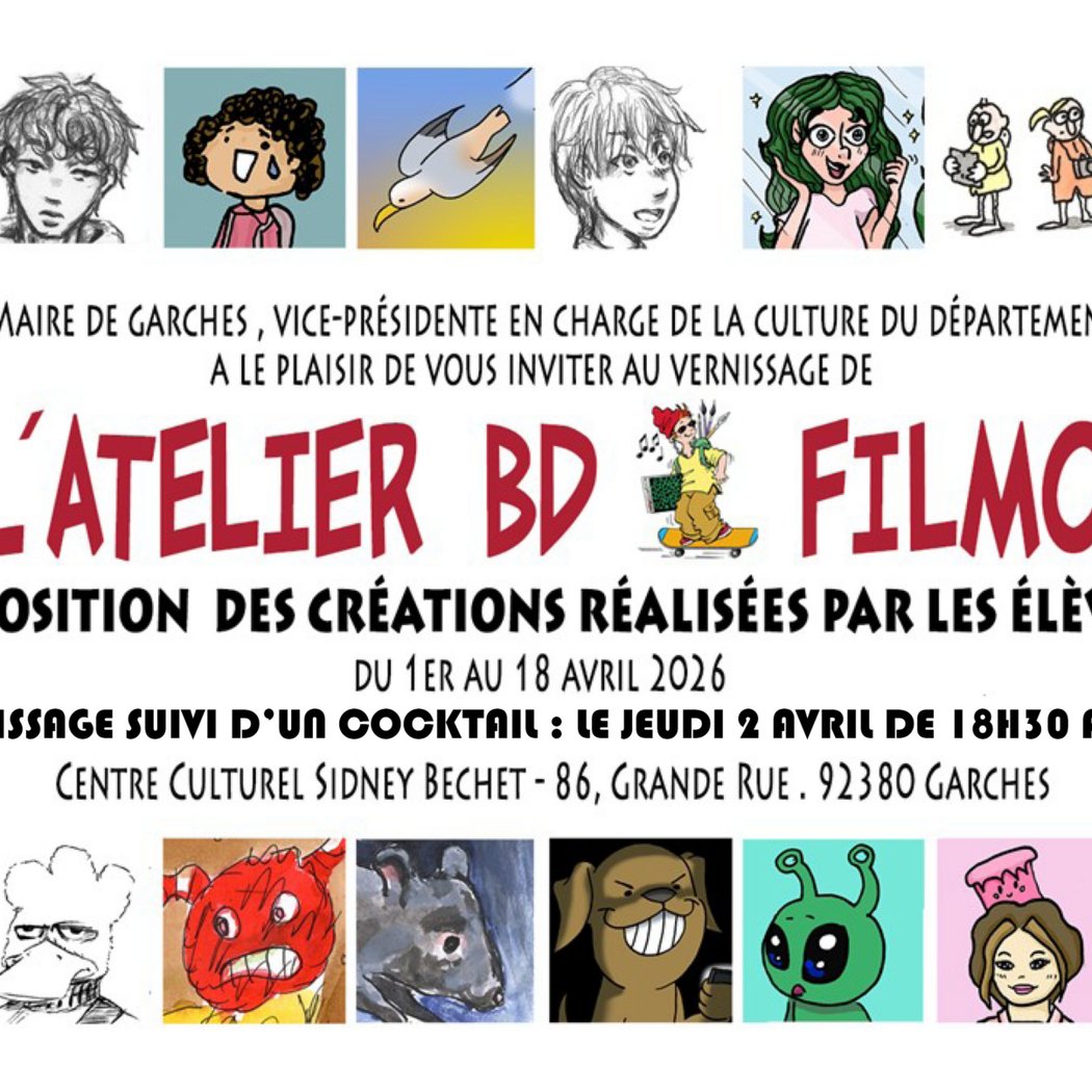 Exposition : l'Atelier BD Filmo 1