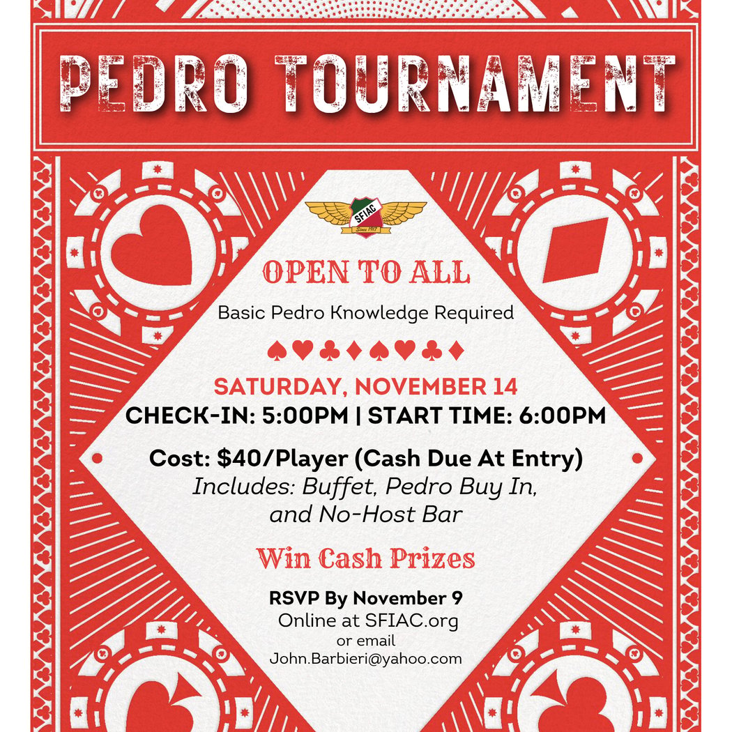 SFIAC Annual Pedro Tournament