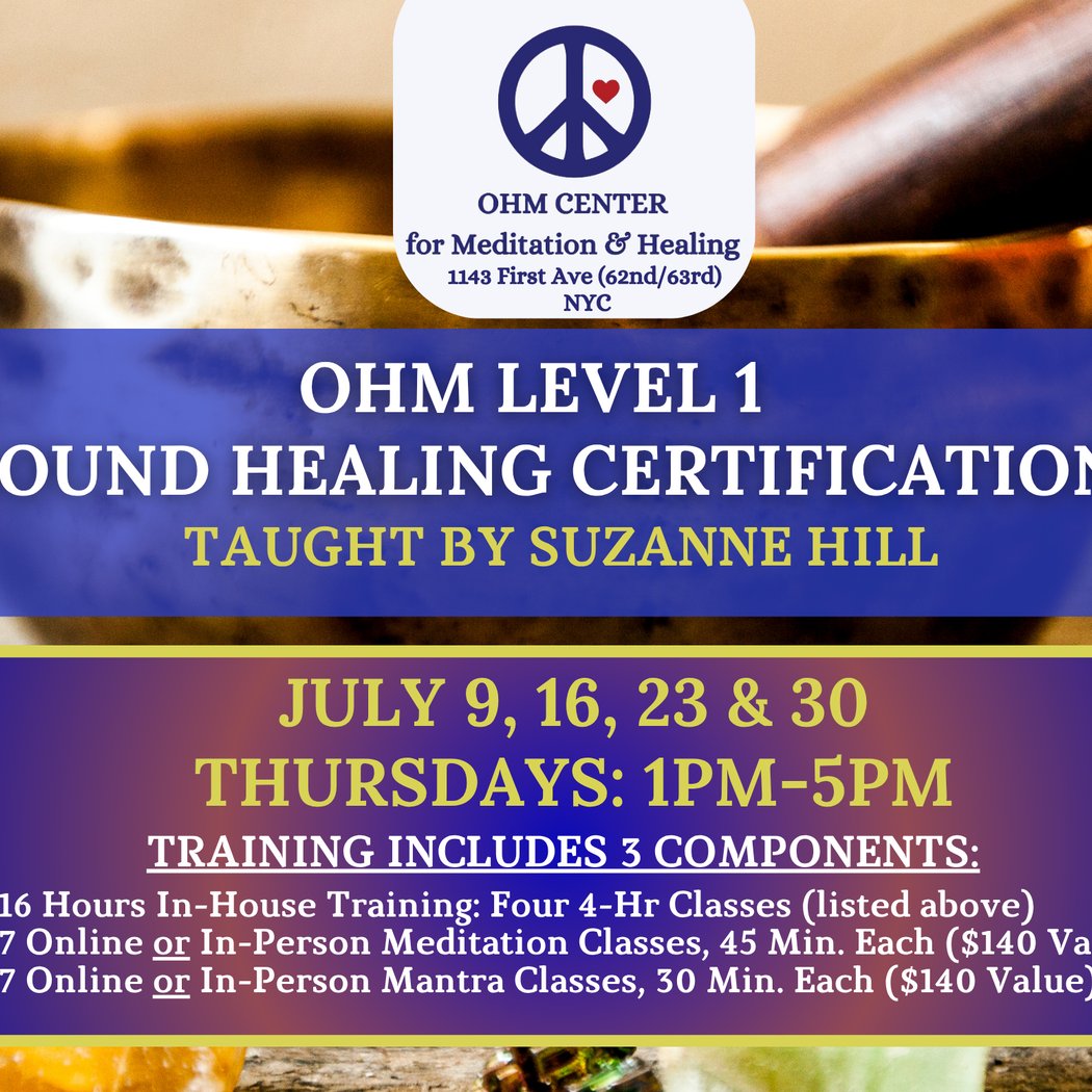 Level 1 Sound Healing Certification 1