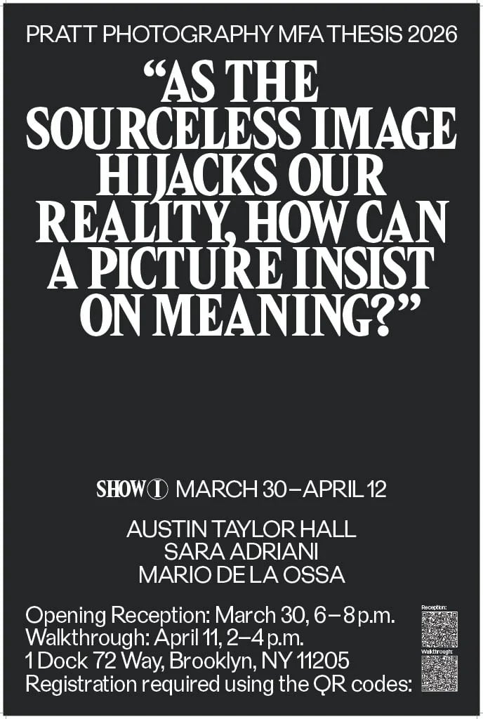 Photography MFA Thesis, Show I 1