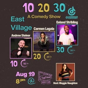 Comedian Discovery Presents: 10, 20, 30 1