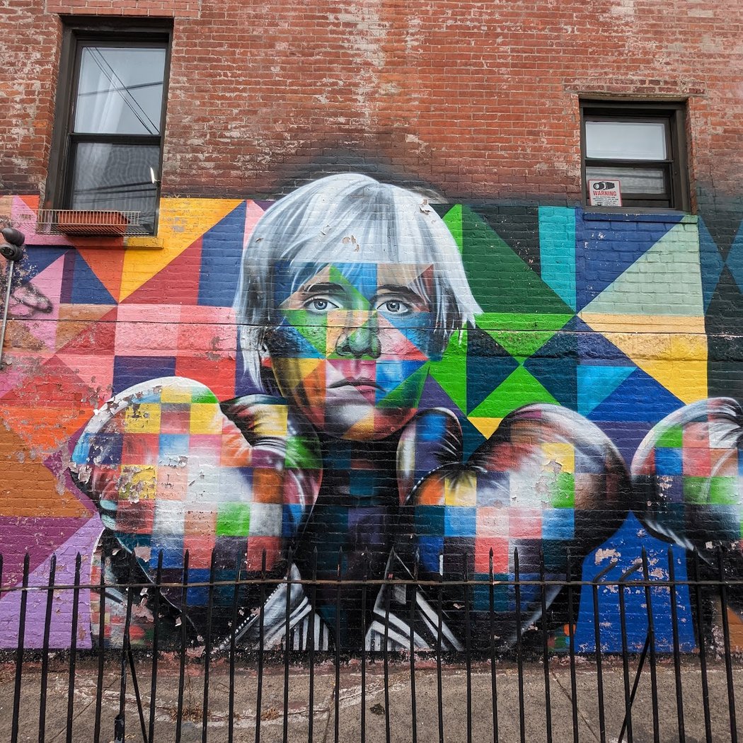 Kobra mural Jean-Michel Basquiat and Andy Warhol 2