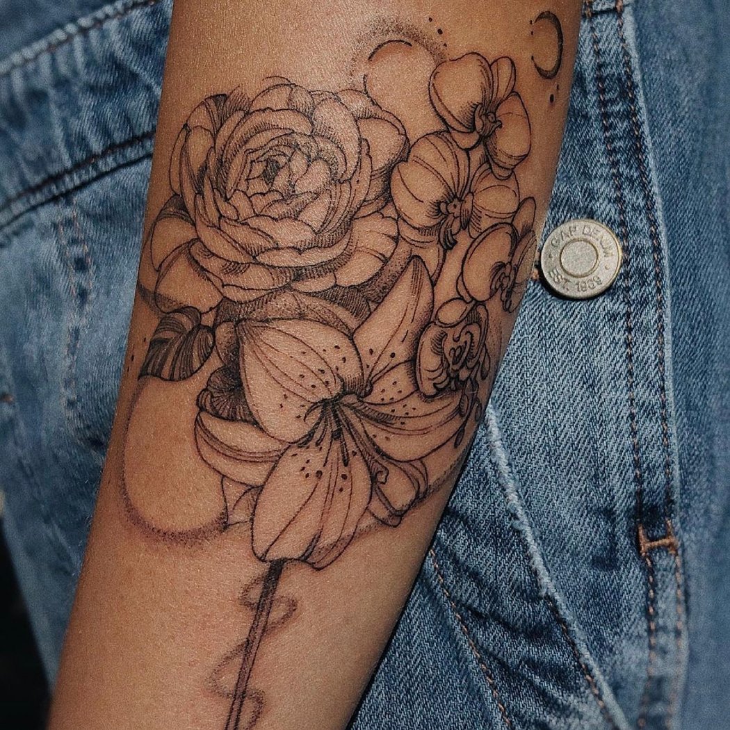 Two Cranes Tattoo 2
