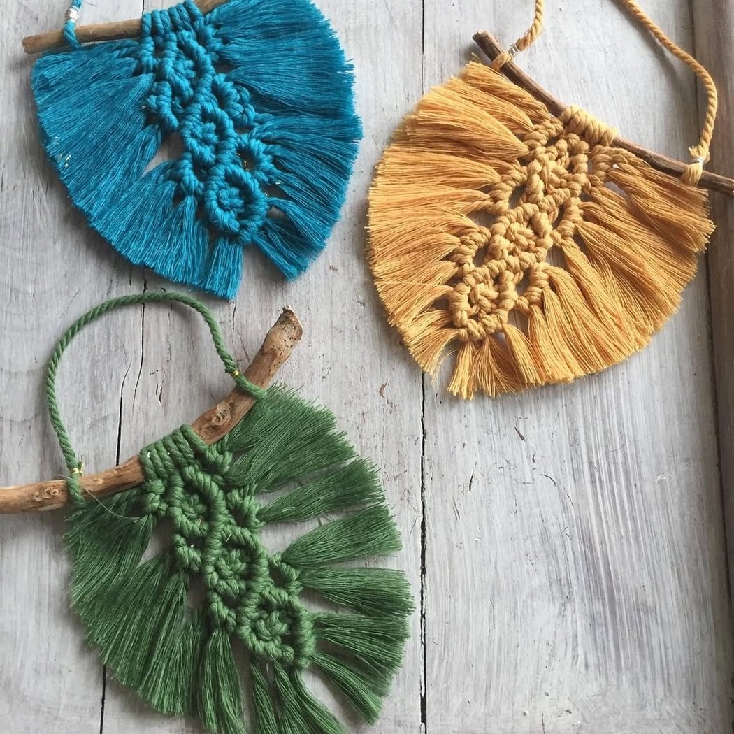 Atelier Feuille en macramé avec Nathalie Allaire 1