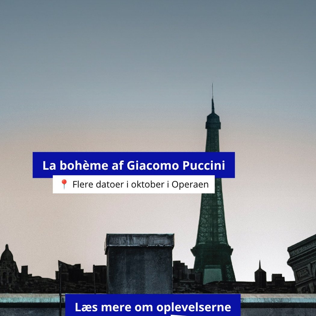La bohème af Giacomo Puccini