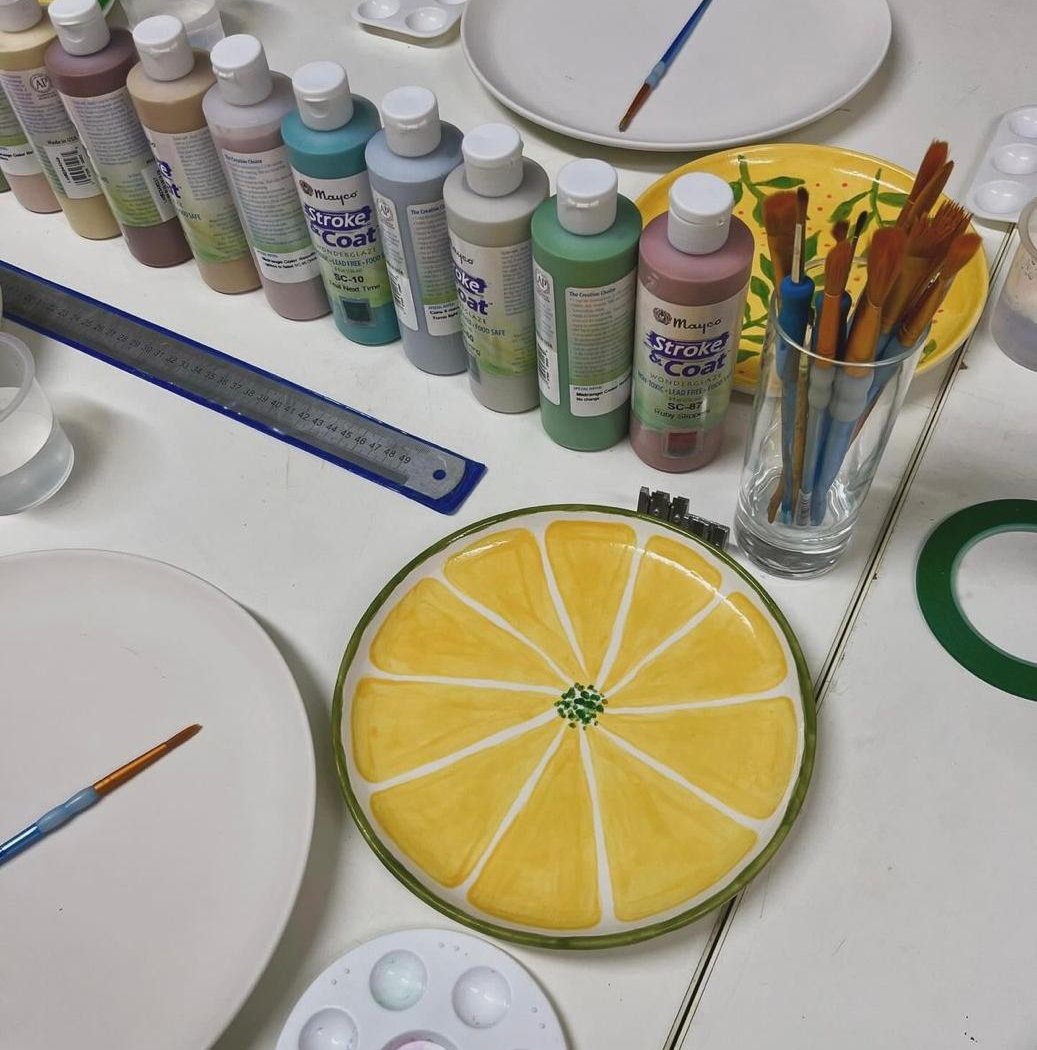 Peinture sur céramique 1