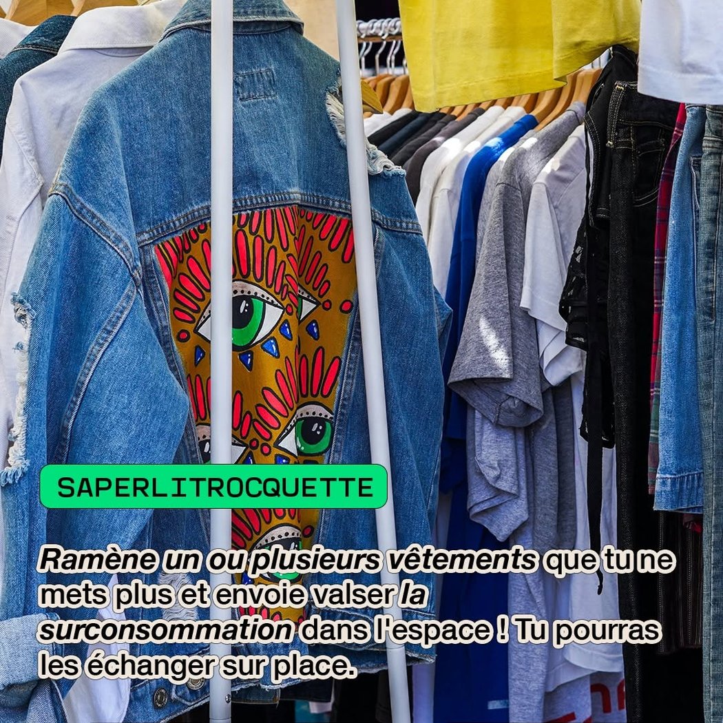Saperlitroquette, troc de vêtements 1