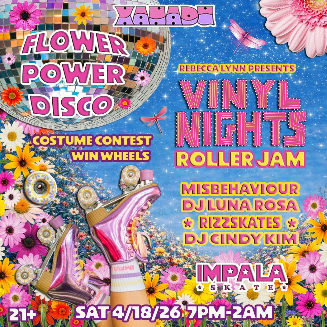 Vinyl Nights Flower Power Disco w/ Impala Skate 1