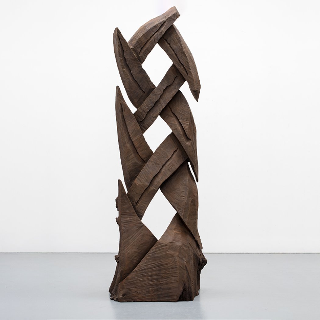 David Nash Catching Forms. Wood to Bronze
