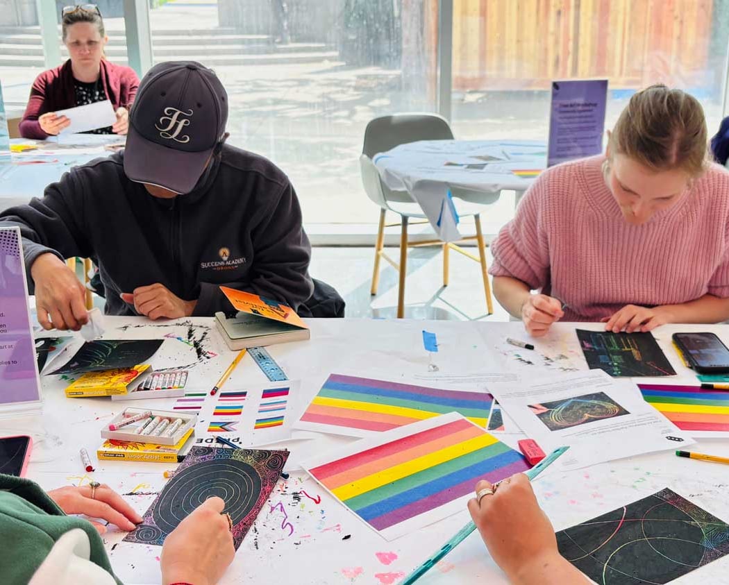 Free Art Workshop: Scratch Art Cards 3