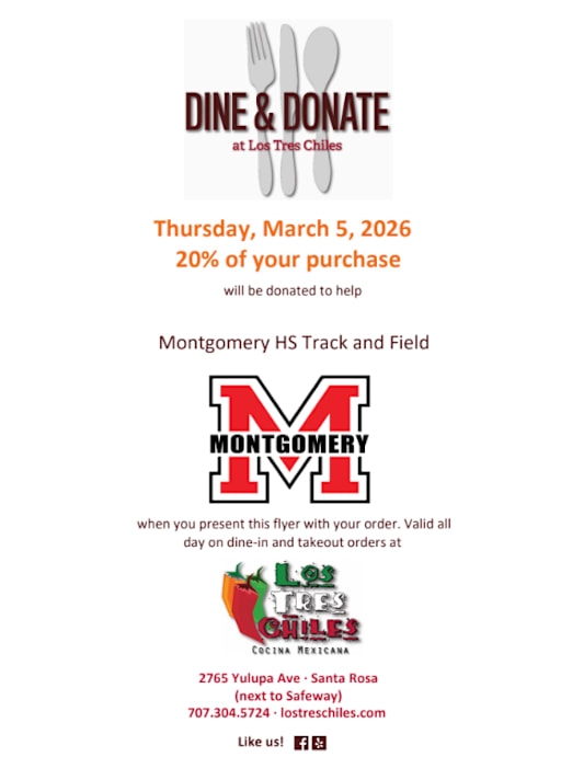Dine & Donate at Los Tres Chiles 1