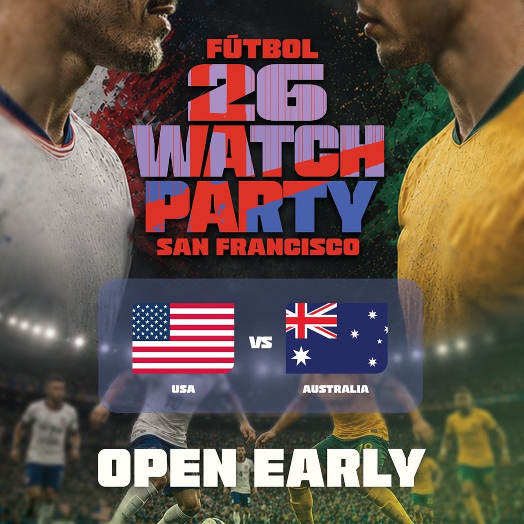 FUTBOL WATCH PARTY – USA vs. Australia 1
