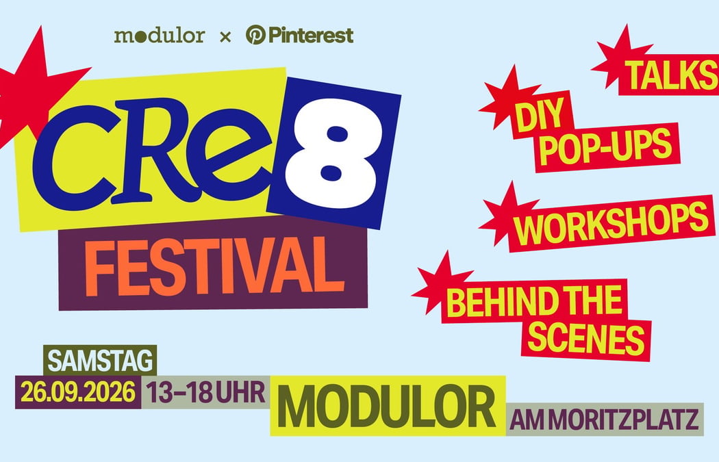 CRE8 Festival - Modulor x Pinterest