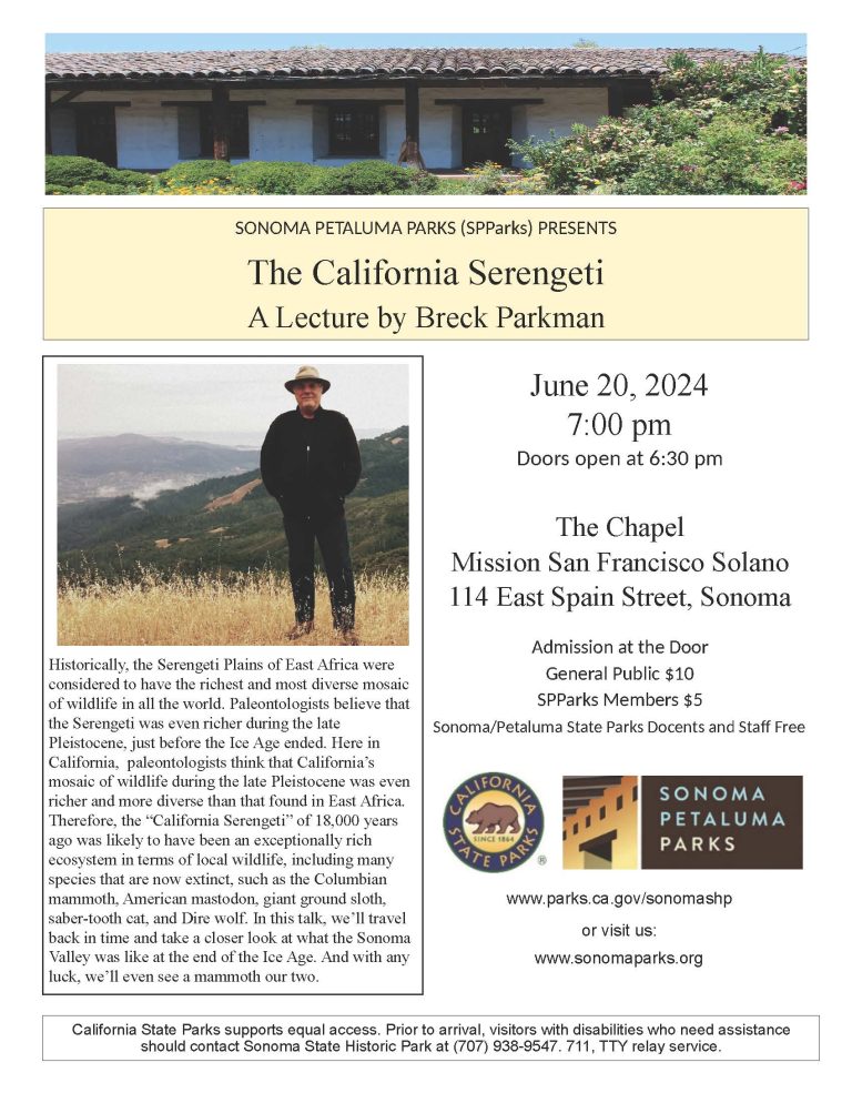 Lecture – Breck Parkman “The California Serengeti” 1