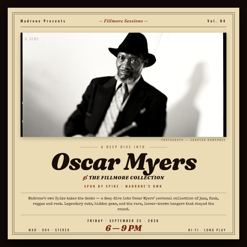 Madrone Presents Fillmore Sessions