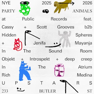 NYE: Cassy + Scott Grooves + Hidden Spheres + Jenifa Mayanja / Objekt + Introspekt + deep creep / Rich Medina 1