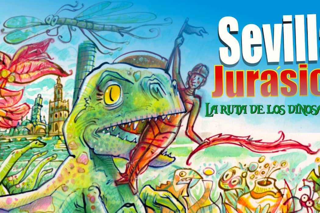 Sevilla Jurásica, la ruta de los dinosaurios con Pantalunáticos 1