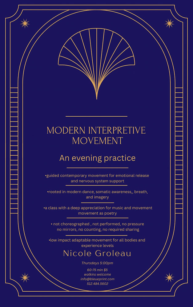 Interpretive Movement Class 1