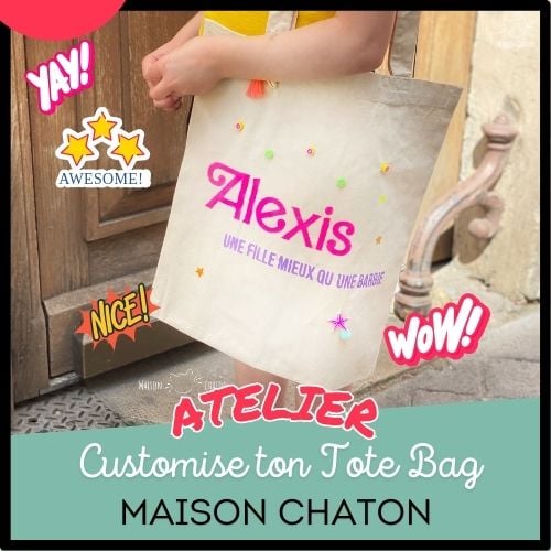 Atelier créatif - Customise ton Tote Bag 1