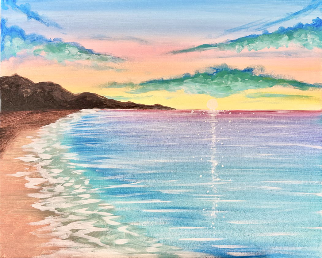 Shimmering Ocean Sunrise 1