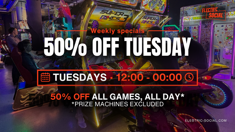 50% Off Tuesday