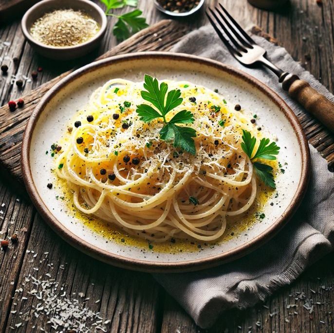 Family Pasta Making: Spaghetti Cacio e Pepe 1