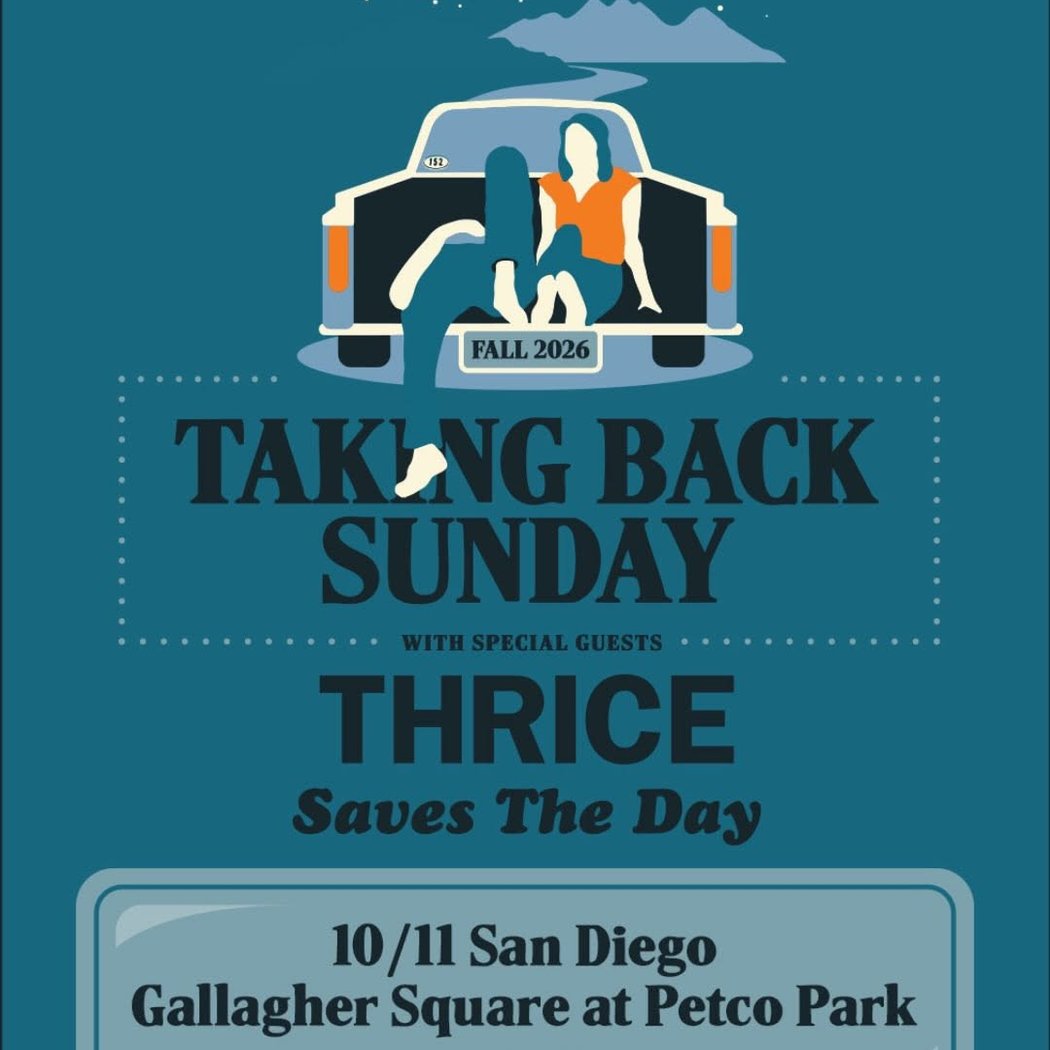 Taking Back Sunday with special guests Thrice and Saves The Day