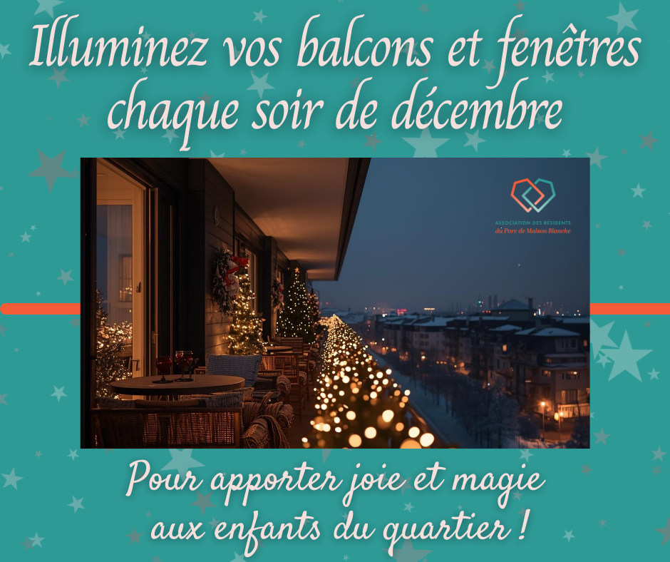 En décembre, faisons briller notre quartier !