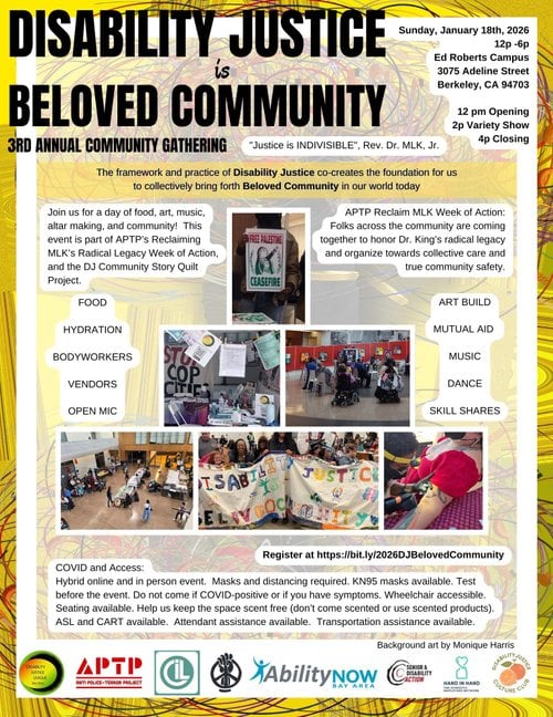 Disability Justice is Beloved Community Event 1