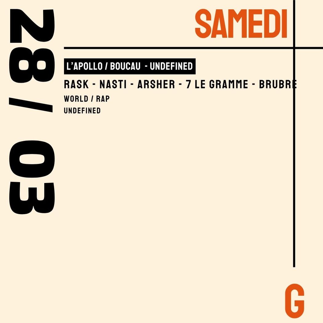 RASK - NASTI - ARSHER - 7 LE GRAMME - BRUBRE 1