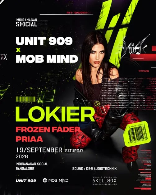 Unit 909 X Mob Mind Presents Lokier, Frozen Fader & Priaa