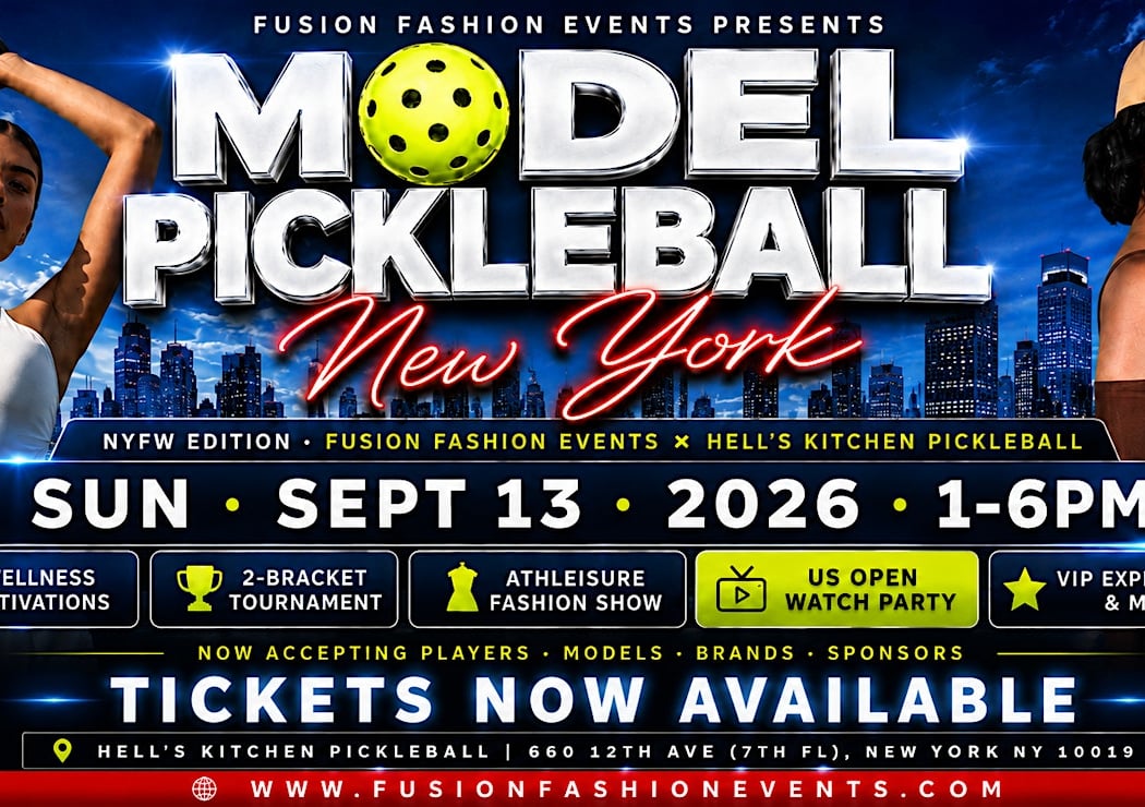 The Official Model Pickleball Tournament & Fashion Show