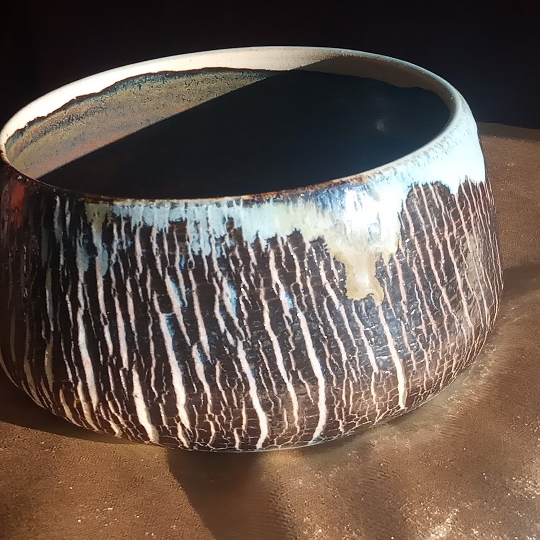 Visite démonstration dans un atelier de céramiste - technique du kurinuki 1