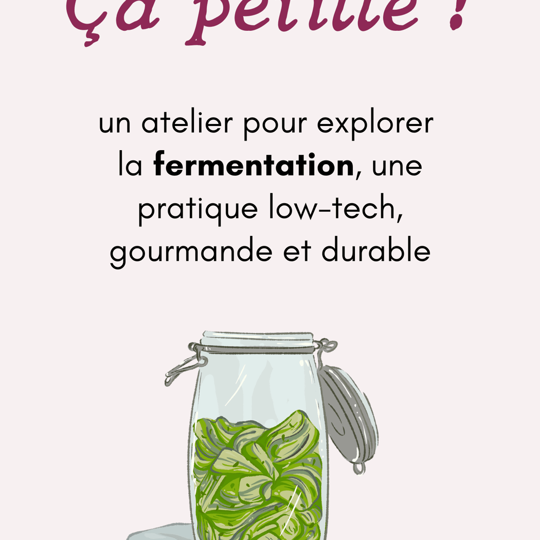 Ça pétille ! Initiation à la fermentation 1