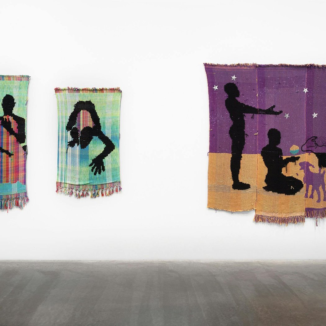 Diedrick Brackens: gather tender night 3
