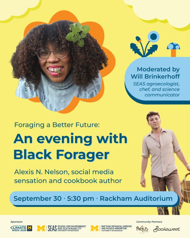 Foraging a Better Future: An evening with "Black Forager" Alexis N. Nelson