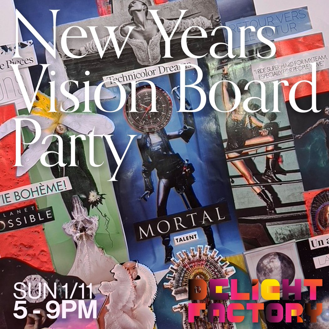 New Year's Vision Board Party 1