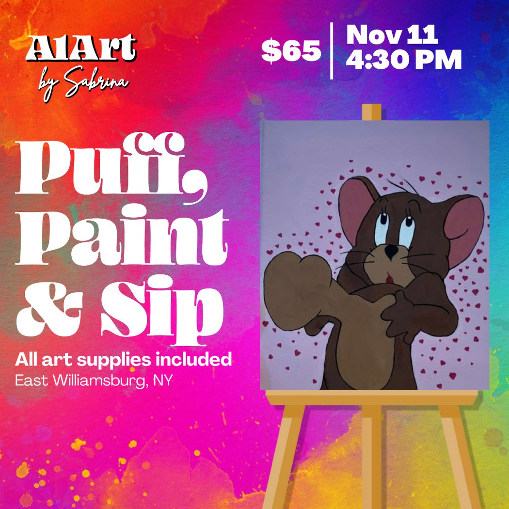 Puff, Paint and Sip Art Studio 1