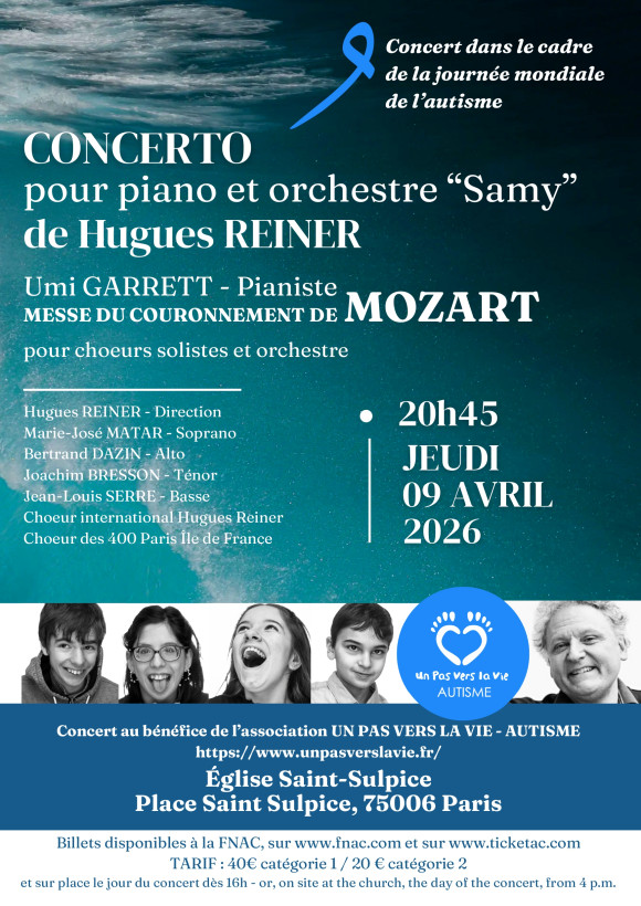Classique Concert au bénéfice de l'association Un Pas Vers La Vie-Autisme 1