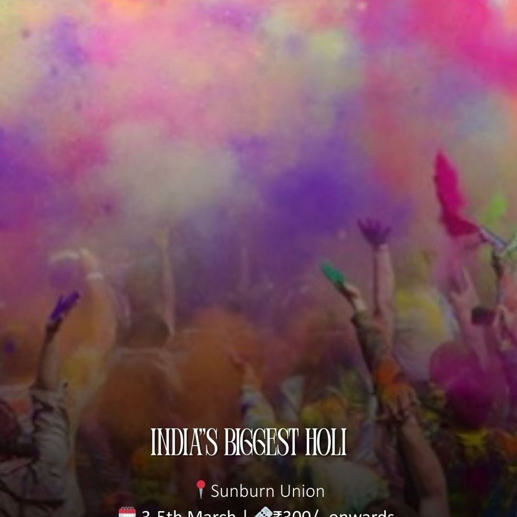 INDIA'S BIGGEST HOLI 1