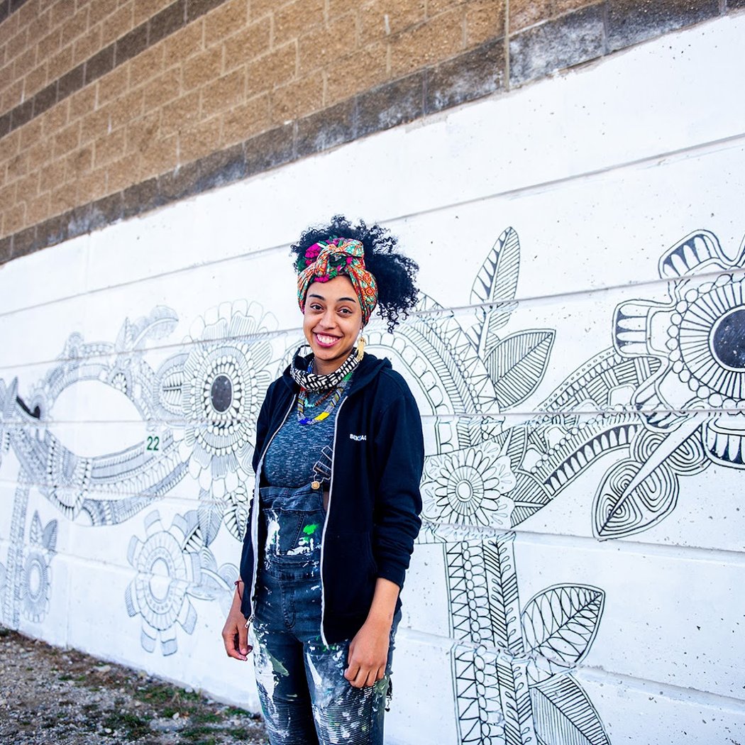 Midnight Olive Mural (A2AC Murals) 1